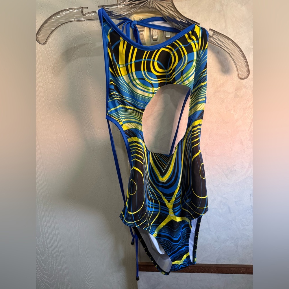 Devil Walking One piece Swimsuit.